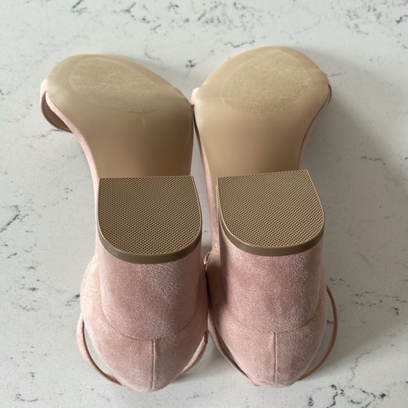 Justfab 7W pink strap heel - Picture 4 of 4